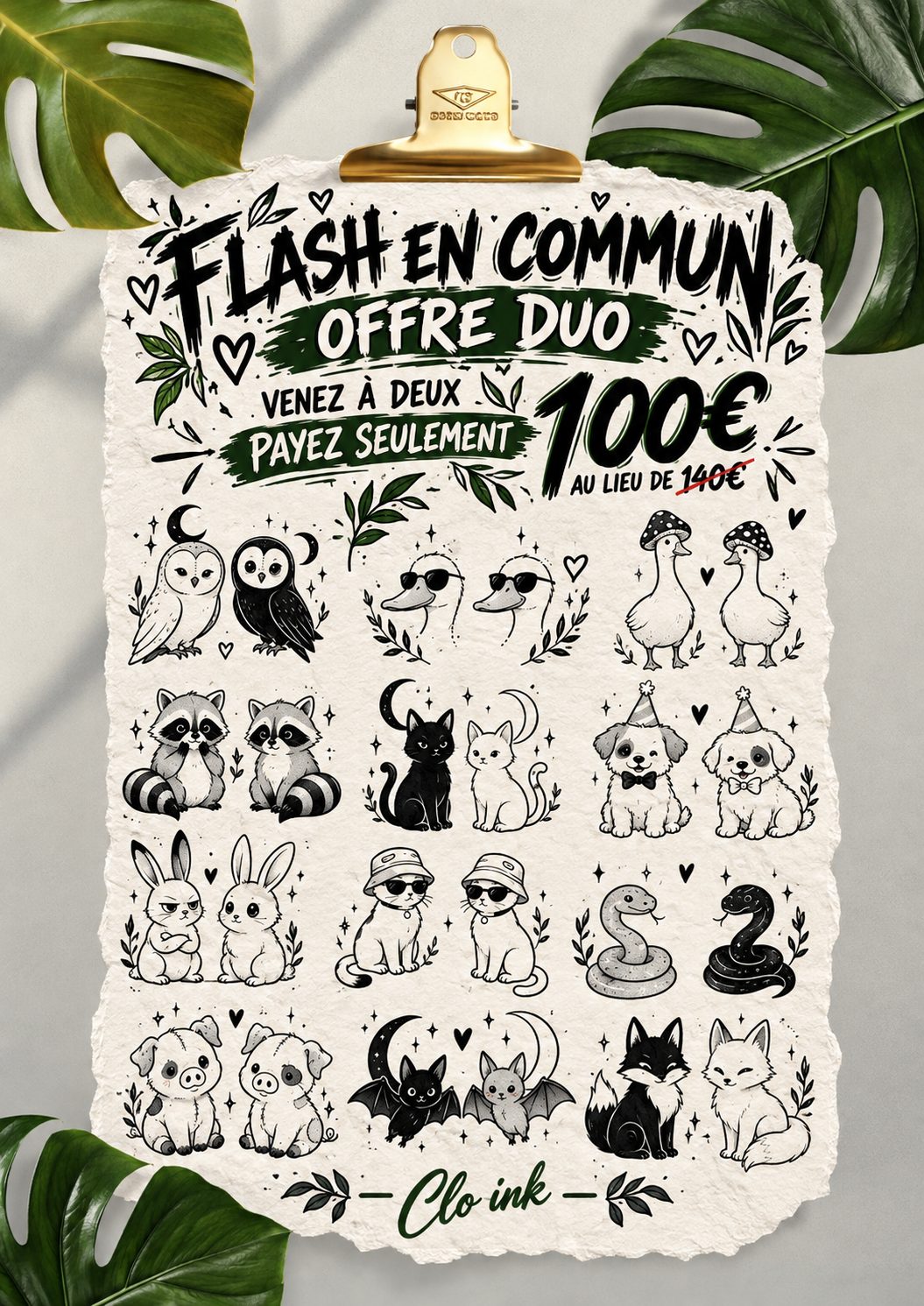 Flash tattoo de Clo Ink Tattoo, visuel 2